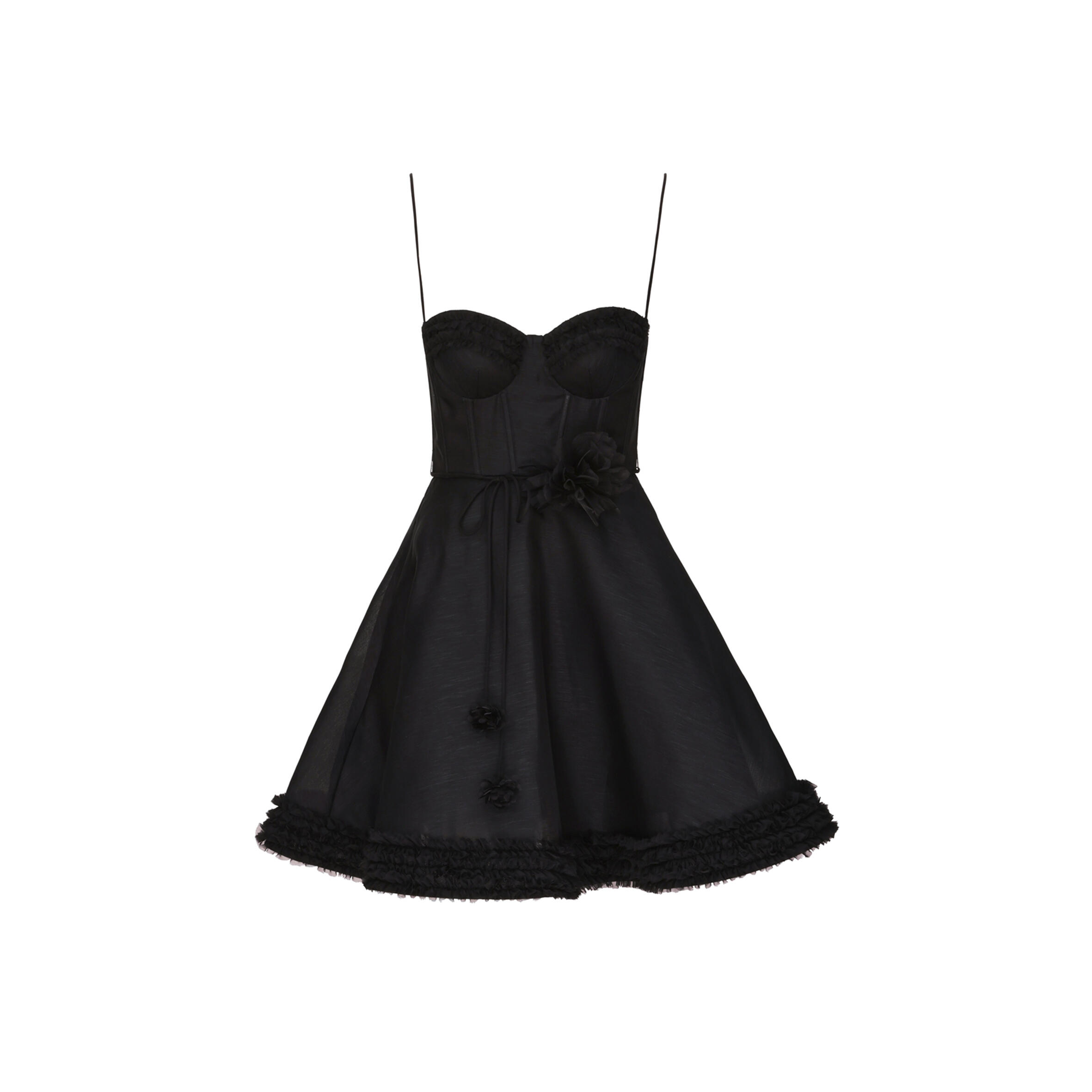 ZIMMERMANN LUNA RUFFLE MINI DRESS 7569DS261